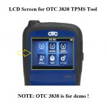 LCD Screen Display Replacement for OTC 3838 TPMS TOOL OTC3838